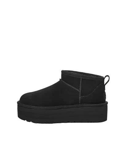 Ugg Classic Ultra Mini Boots In Black