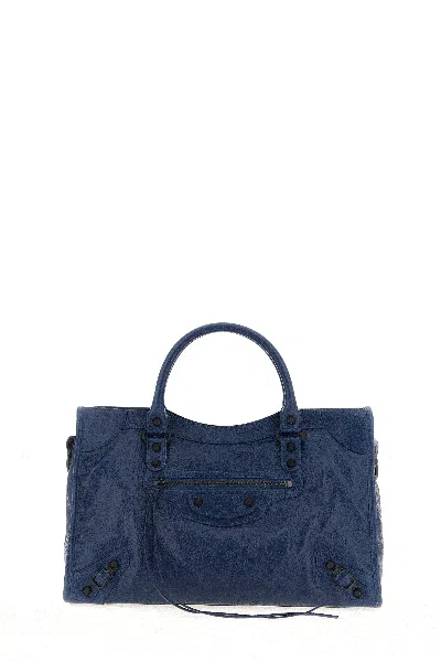 Balenciaga Le City Bag M Handbag In Blue