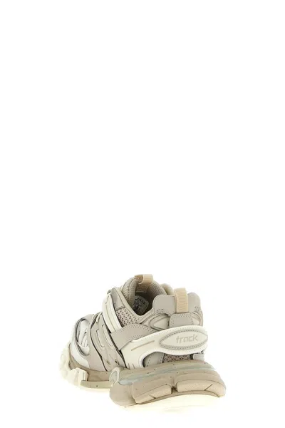 Balenciaga Women Track Recycled Mesh And Nylon Sneakers In White
