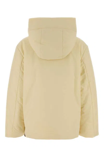 Jil Sander Padded Down Jacket Featuring Hood In Multi