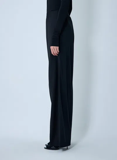Balenciaga Women Tailored Wool Pants In Black