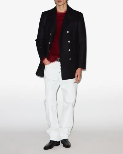 Isabel Marant Wym Coat In Blue