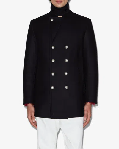 Isabel Marant Wym Coat In Blue