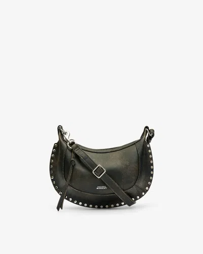 Isabel Marant Oskan Moon Shoulder Bag In Brown