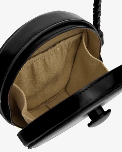 Isabel Marant Houna Tasseled Leather Shoulder Bag In Black