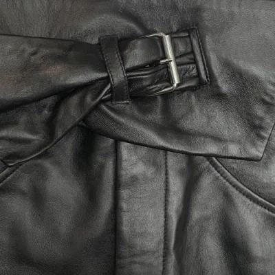 Isabel Marant Women Chazia Leather Trousers In Black