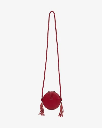 Isabel Marant Houna Shoulder Bag In Red