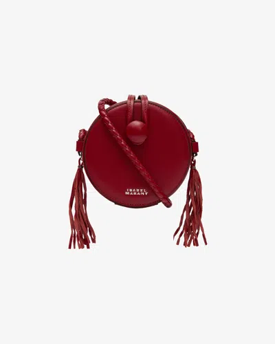 Isabel Marant Houna Shoulder Bag In Red