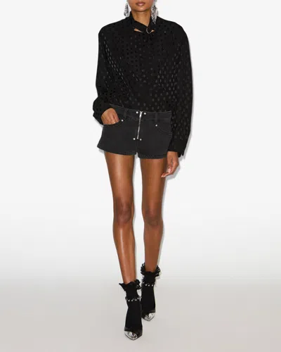 Isabel Marant Emany Top In Black
