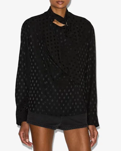 Isabel Marant Emany Top In Black
