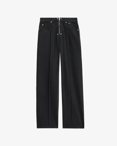 Isabel Marant Straight-leg Jeans In Black