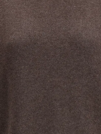 Brunello Cucinelli High Neck Sweater Sweaters And Cardigans Brown In Brown