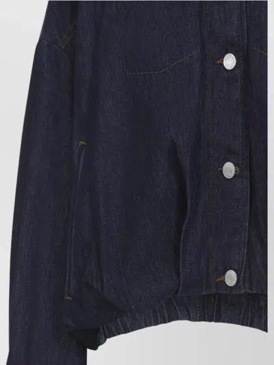 Dries Van Noten Cotton Denim Vesto Jacket