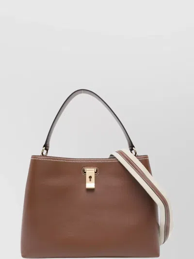 Bally Versatile Shoulder Bag Adjustable Strap In Brown