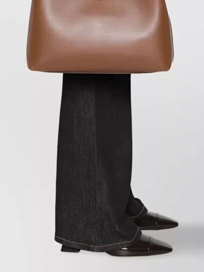 Bally Versatile Shoulder Bag Adjustable Strap In Brown