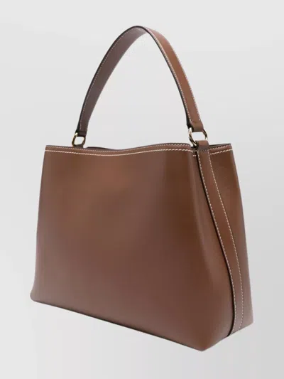 Bally Versatile Shoulder Bag Adjustable Strap In Brown