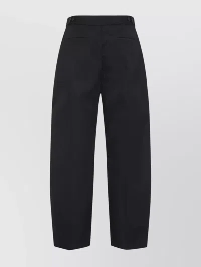 Alaïa Tailored Trousers With Pleated Design And Pockets In Black
