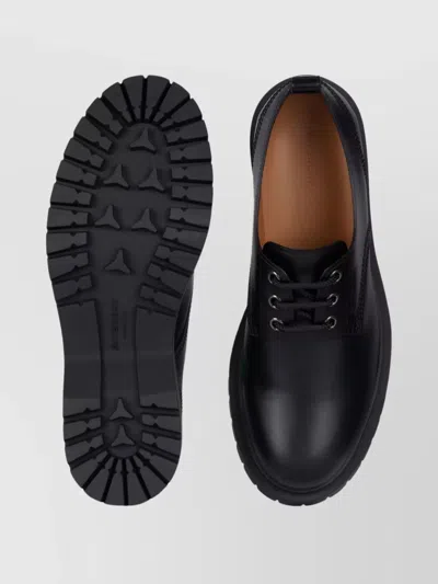 Givenchy Brushed Bull Leather Loafers With Pull Tab In Black