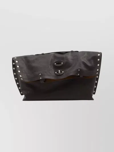 Zanellato Aspasso Tabacco Medium Leather Handbag In Brown