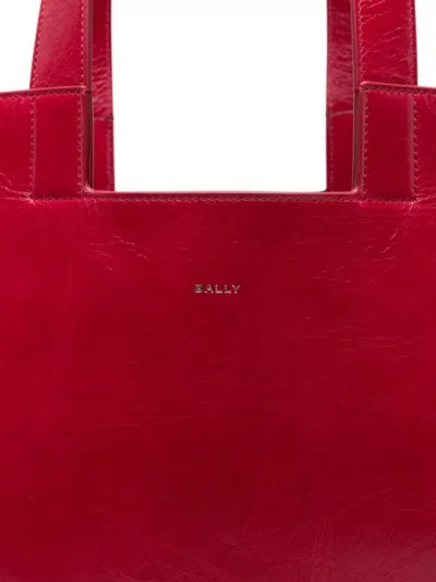 Bally Double Handle Shoulder Bag In Red