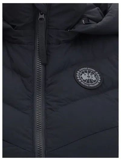 Canada Goose Women Clair Black Label Padded Vest In Black