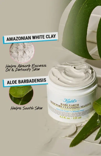 Kiehl's Since 1851 1851 Rare Earth Deep Pore Minimizing Cleansing Clay Mask 5 Oz. In Transparent