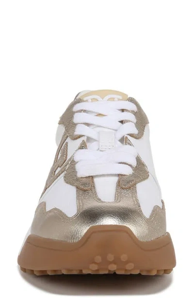Sam Edelman Langley Lace Up Sneaker Off In Gold