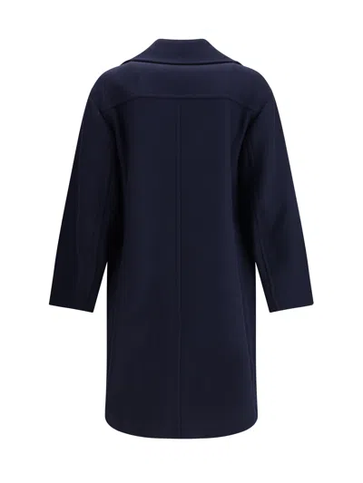 Dries Van Noten Men 00010-racos 2216 M.w.coat In Blue