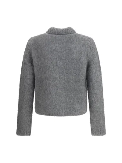 Dries Van Noten Men 03270-mora 2709 M.k.cardigan In Gray