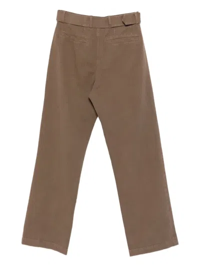Dries Van Noten Men Pennine Gd 2043 M.w. Pants Mud In Brown