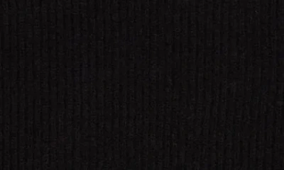 Amicale Rib Cashmere Polo Sweater In Black