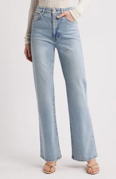 Frame The Pixie Arrow High Waist Bootcut Jeans In Gray
