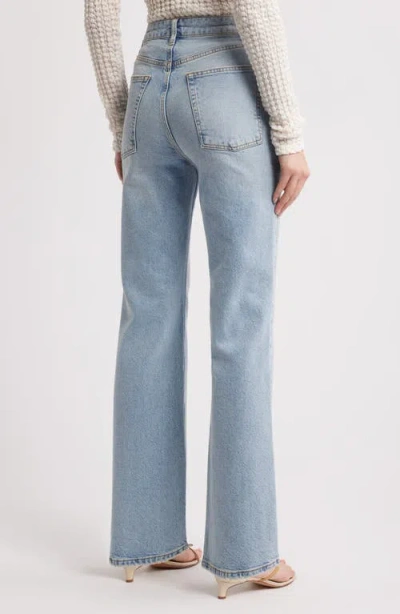 Frame The Pixie Arrow High Waist Bootcut Jeans In Gray