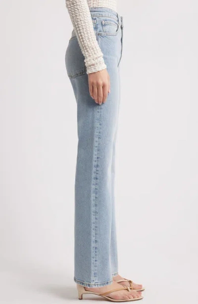 Frame The Pixie Arrow High Waist Bootcut Jeans In Gray