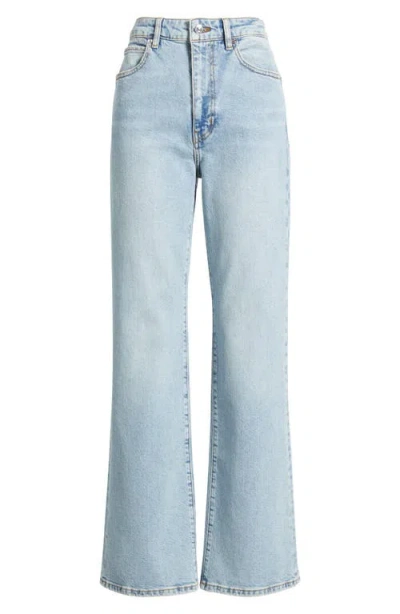 Frame The Pixie Arrow High Waist Bootcut Jeans In Gray