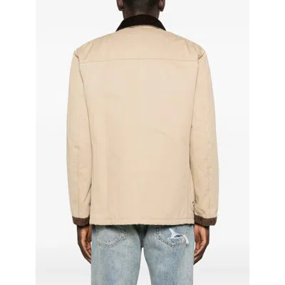 Fay Cotton Coat In Neutral