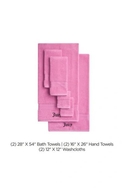 Juicy Couture Alyssa 6-piece Towel Set In Pink