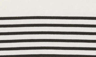 Elie Elie Tahari Stripe Long Sleeve Knit Top In Multi