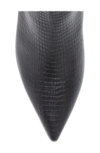 Bruno Magli Francesca Pointed Toe Kitten Heel Bootie In Black