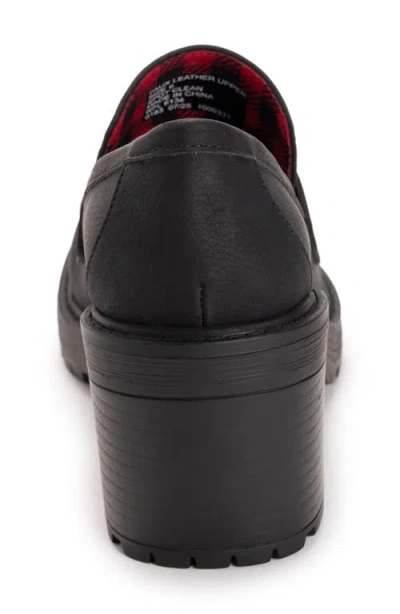 Muk Luks Leona Loafer Womens Moc Closed Toe Loafers In Black