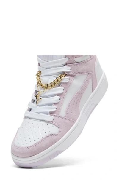 Puma Rebound Layup High Top Sneaker In Multi