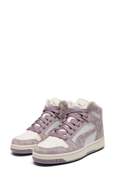 Puma Rebound Layup High Top Sneaker In Multi
