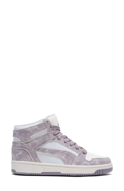 Puma Rebound Layup High Top Sneaker In Multi