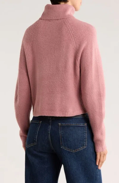 Rd Style Mossy Turtleneck Sweater In Pink