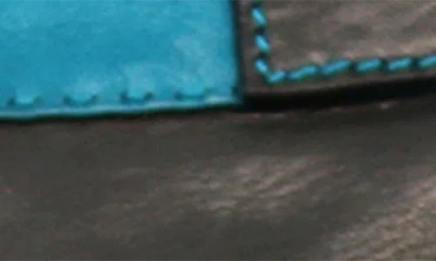 Portolano Leather Gloves With Fancy Cuff In Black