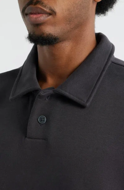Bp. Polo Fleece Sweatshirt In Black