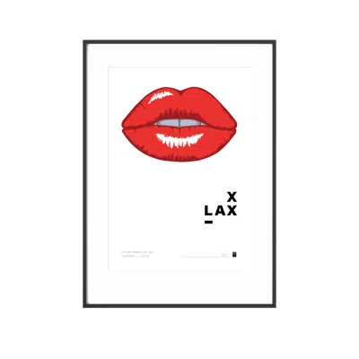 Curiosity Snug Lip Lines Series X Lax - Red Print In Red