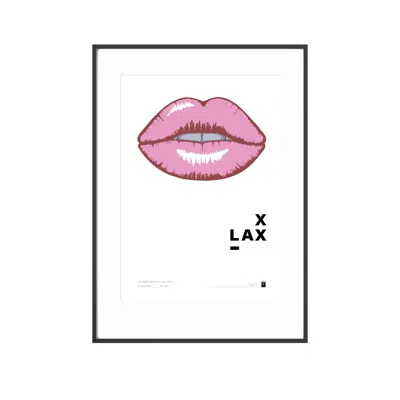 Curiosity Snug Lip Lines Series X Lax - Pink Print In Pink