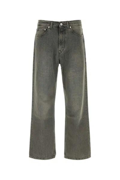 Our Legacy Third Cut Faded Straight Jeans In Gray