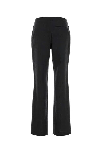 Our Legacy Embroidered Wool Pant In Black